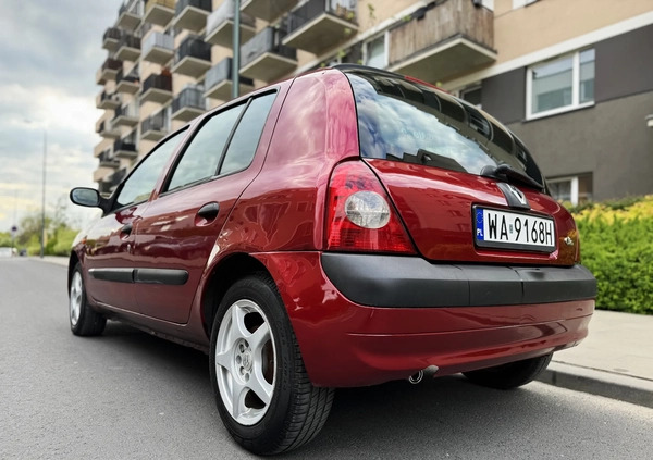 Renault Clio cena 8999 przebieg: 171000, rok produkcji 2003 z Warszawa małe 352